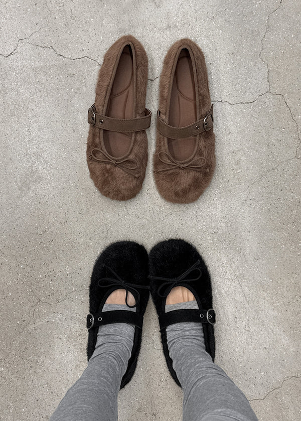[MADE] Riponi Fur Flat Shoes