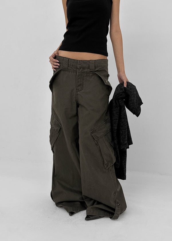 UTT Vintage Washed Cargo Pants