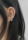 Shockle Silverball Ear Cuff