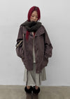 Brizzle high-neck field jacket