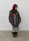 Brizzle high-neck field jacket