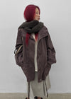 Brizzle high-neck field jacket