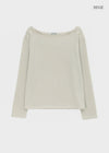 [MADE] Rubeon Knit Button Long Sleeve Tee