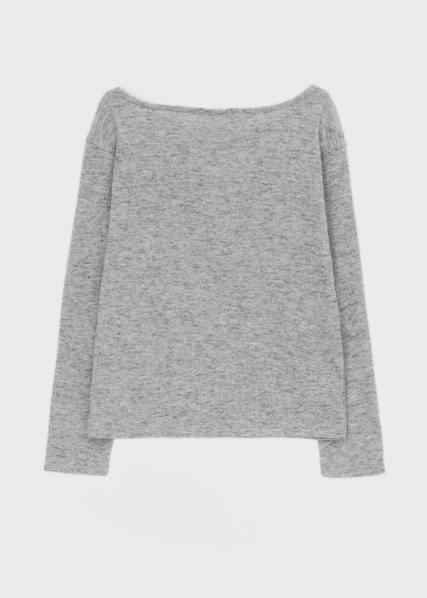 [MADE] Rubeon Knit Button Long Sleeve Tee