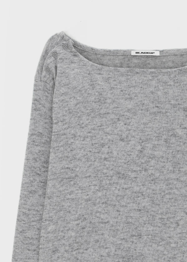 [MADE] Rubeon Knit Button Long Sleeve Tee
