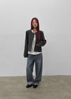 Katzney straight denim pants