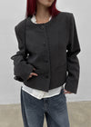 Ovni Button Collarless Jacket