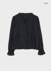 Lavender frill blouse