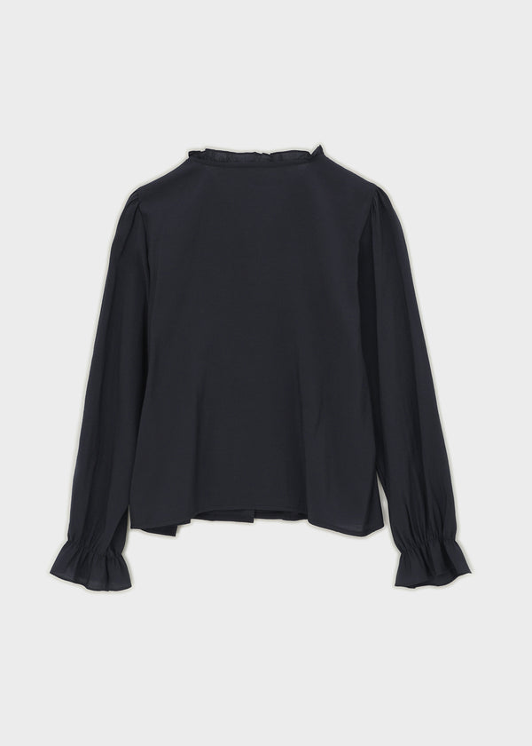 Lavender frill blouse