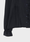 Lavender frill blouse