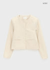 Ovni Button Collarless Jacket