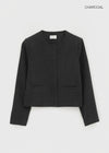 Ovni Button Collarless Jacket