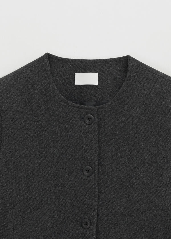Ovni Button Collarless Jacket