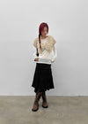 Teddy fur bolero cardigan
