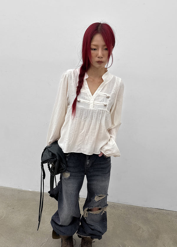 Cozy Napoleon Blouse