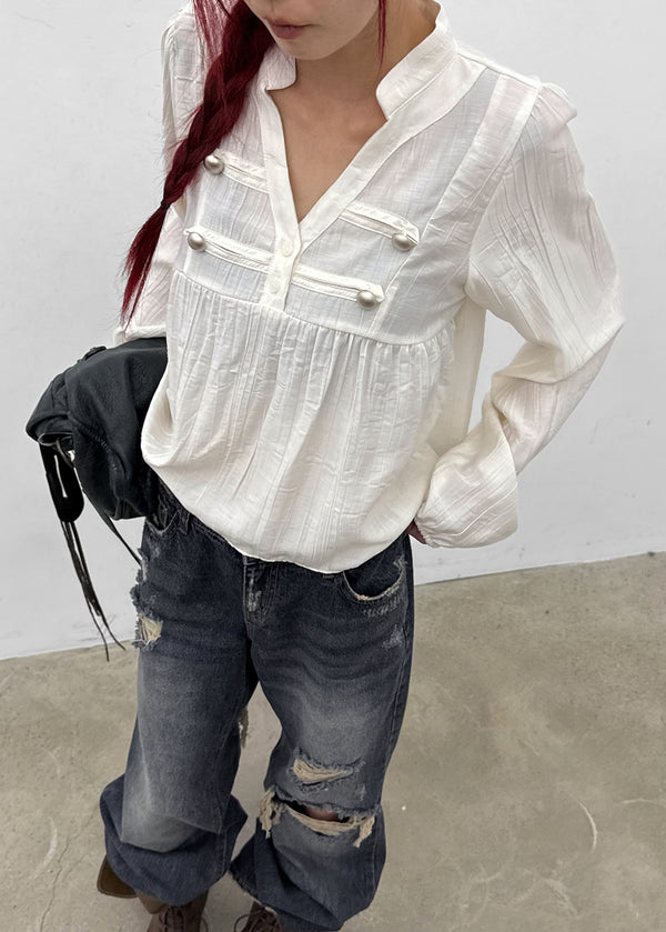 Cozy Napoleon Blouse