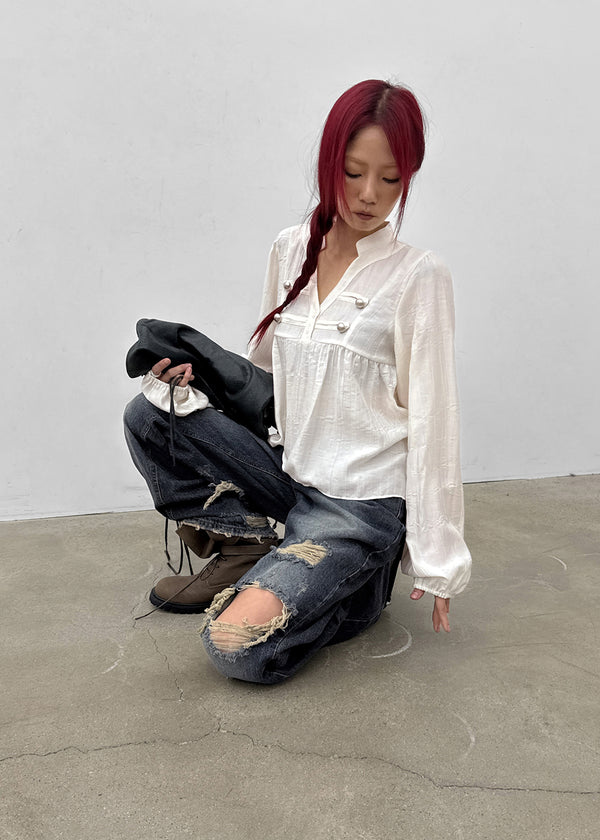 Cozy Napoleon Blouse