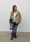 Kent Damaged Loose Fit Denim Pants