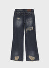 Kent Damaged Loose Fit Denim Pants