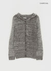 Kiul Heathered Hooded Cardigan