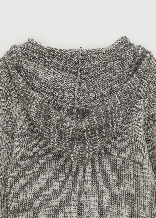Kiul Heathered Hooded Cardigan
