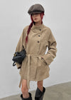 Breto high-neck suede jacket