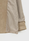 Breto high-neck suede jacket