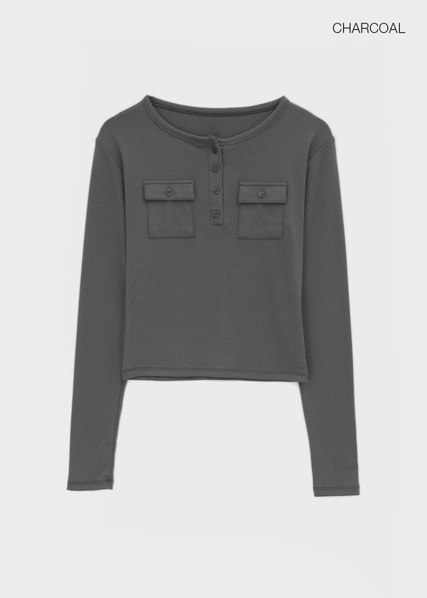 Newtin Pocket Long Sleeve Tee