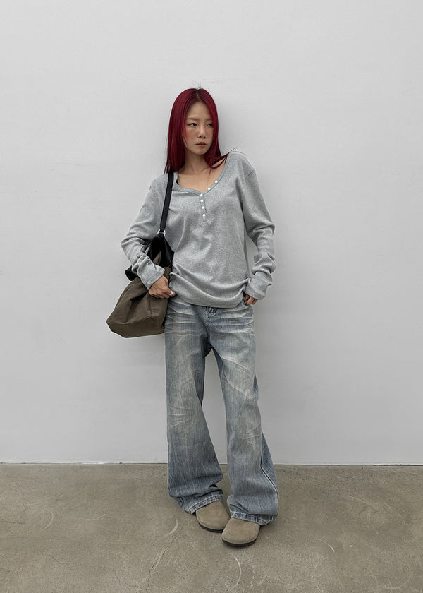 (UNISEX) Roden Vintage Slub Denim Pants