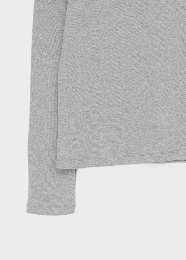 [MADE] Sadney Loose Fit Henley Neck Long Sleeve Tee