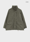 Brizzle high-neck field jacket