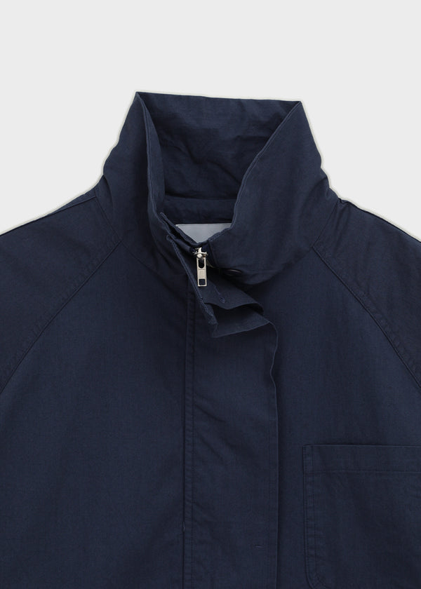 Brizzle high-neck field jacket