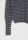 Rodi Striped V-Neck Wool Knit