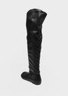 Tutor flat slouch long boots