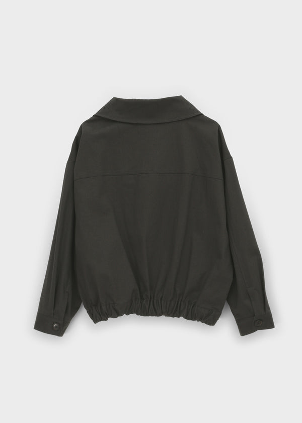 Kenji Double-Button High-Neck Jacket