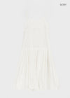 Kia Pintuck Sleeveless Long Dress