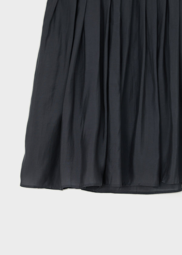 Kia Pintuck Sleeveless Long Dress