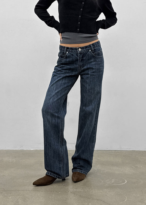 [MADE] Serene Low-Waist Straight Denim Pants