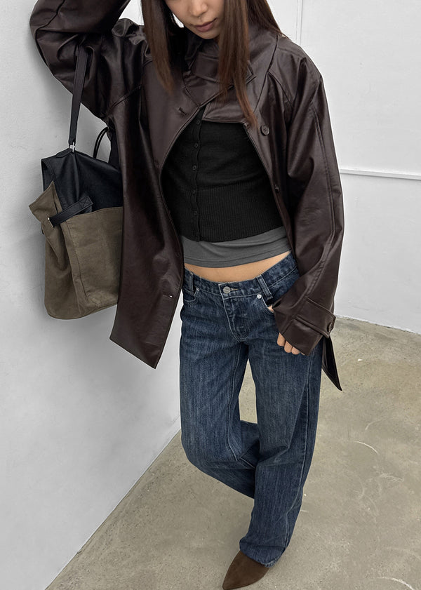 [MADE] Serene Low-Waist Straight Denim Pants