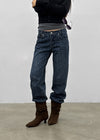 [MADE] Serene Low-Waist Straight Denim Pants