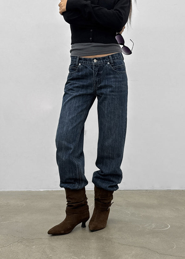 [MADE] Serene Low-Waist Straight Denim Pants