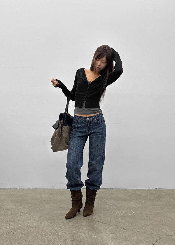 [MADE] Serene Low-Waist Straight Denim Pants