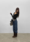 [MADE] Serene Low-Waist Straight Denim Pants
