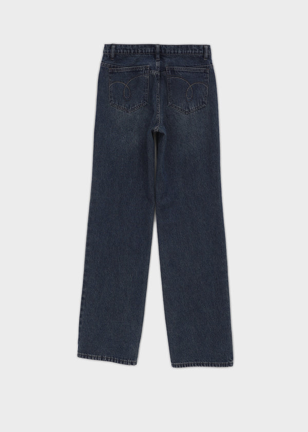 [MADE] Serene Low-Waist Straight Denim Pants
