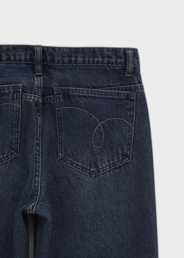 [MADE] Serene Low-Waist Straight Denim Pants