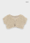 Teddy fur bolero cardigan