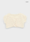 Teddy fur bolero cardigan