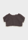 Teddy fur bolero cardigan