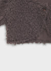 Teddy fur bolero cardigan