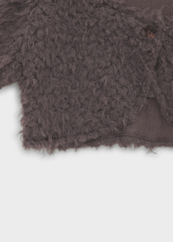 Teddy fur bolero cardigan